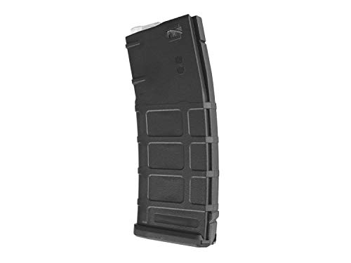 BEGADI Airsoft M4 / M16 Thermomold Midcap Magazin (160 BBS), aus festem Kunststoff, TM kompatibel