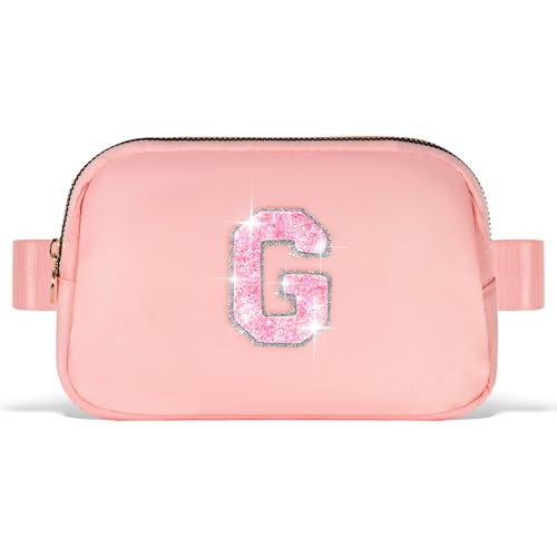 Image of Uygafly Gift for Teen Girls Kids Daughter Her - Birthday Gifts for 3 4 5 6 7 8 9 10 11 12 13 Year Old Girls,Fanny Pack Crossbody Bag Purse Belt Bag Cute Trendy Stuff | Peach,G