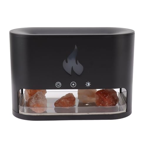 Diffuse aromático eléctrico 250ml con piedras de sal y luz
