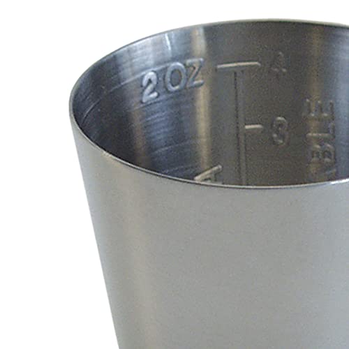 Image of Graham-Field 3241 Grafco Graduated Medicine Cup for Hospital and Homecare Use, Stainless Steel, 2 Oz Capacity, 2 inch x 1-3 /4 inch