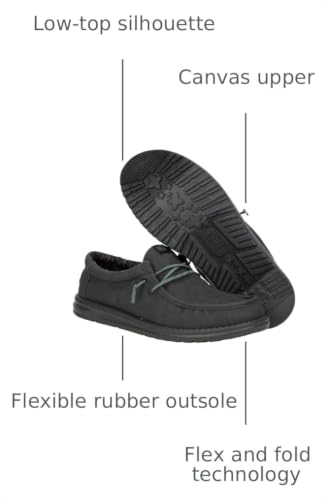 Image of HEYDUDE Mens Wally Waxed Canvas