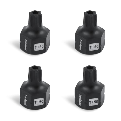 Image of toolant 3 /8 inch drive TT50 impact torx bit socket set 4PCS, Torx Drive, S2 Steel Air Drive Torx Socket set,Impact Grade,Anti-Roll Design