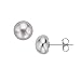 925 Sterling Silver Freshwater Cultured Pearl Handpicked AA-Quality Earrings (8-9mm) (Dyed-grey) Deal