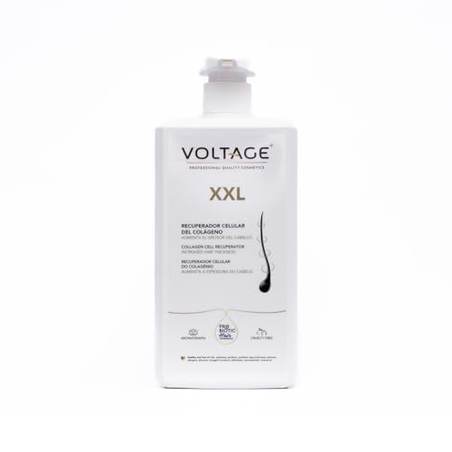 Voltage Cosmetics - Recuperador Celular de Colágeno - 1000 ml - Prebiotic Hair Technology - Tratamiento Intensivo para Fibras Capilares - Regenera y Aumenta Grosor