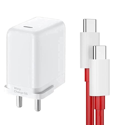 Image of Original Orignal 65W Charger & C to C Cable for Oneplus Nord CE 5G| Nord| 7| 7T| 7 Pro| 7T Pro| 6T