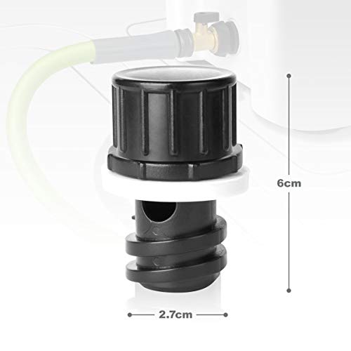 image for AIEVE Drain Plug Hose Connection for YETI Cooler, Cooler Drain Plug Re