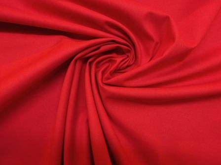 Pyrhan Ltd Plain Cotton Fabric – 100% Cotton Sewing Fabric for Dressmaking, Quilting, Crafting, Cushions, Pillowcases, Bedding Art, Curtains Lining Sold by The metre 60 Inch Width Approx (Red)