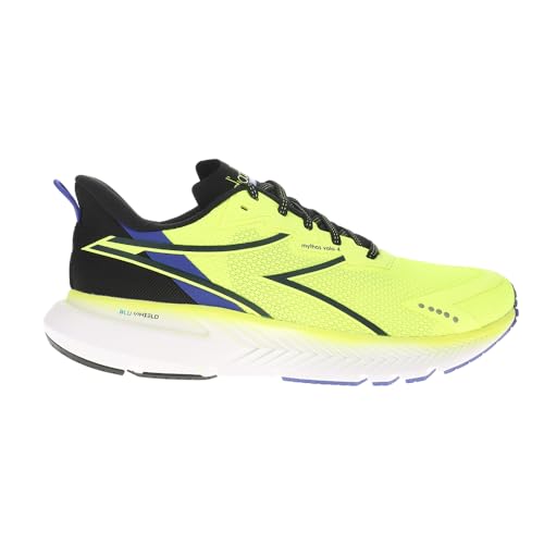 Diadora Mens Mythos Blushield Volo 4 Running Sneakers Shoes - Yellow