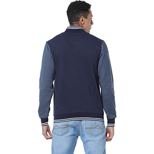 Image of Campus Sutra Cotton Blend Men Standard Length Jacket