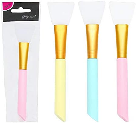 Soft Silicone Mask Brushes Facial Mud Applicator Body Lotion Foundation Mixing DIY Tool (Pack of 3) - Image 3