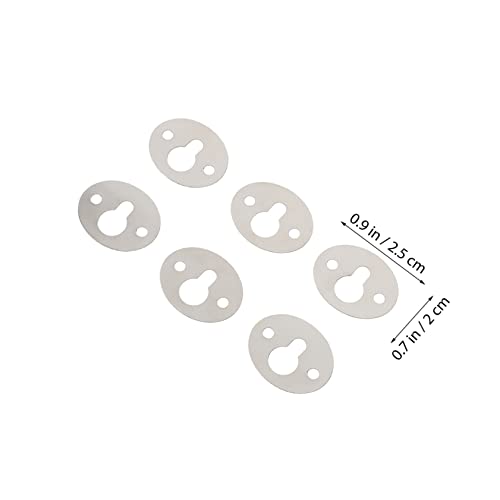 Image of DOITOOL 5sets Elegant Shelf Bracket Hangers Keyhole for Framing Drywall Hanging 15pcs*5