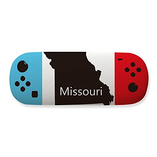 Étui de rangement pour lunettes vintage motif USA idéal pour le voyage et le bureau