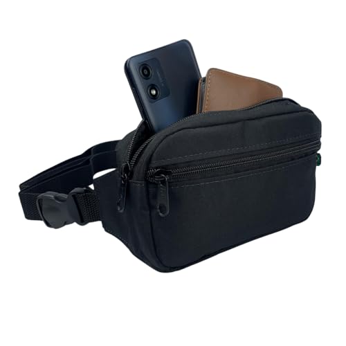 Pochete De Cintura Necessaire Mini Bolsa Alça Art 1 Preto ART MANIA