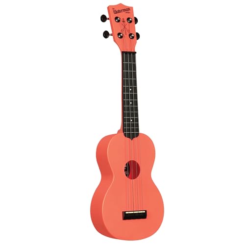Kala - Ukelele reciclado Soprano Waterman duradero, instrumento listo para viajar - Pink Dusk