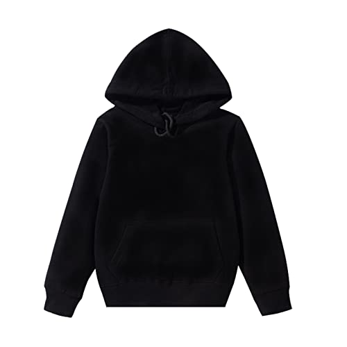 Boys Black Sweater Size 10 Boys in The Hood Hoodie Kids Kids Child Toddler Baby Boys Black (Black, 6-7 Years)