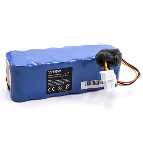 vhbw Batterie de rechange NiMH 2100 mAh (14,4 V) compatible avec les aspirateurs Samsung Navibot des séries SR8850, SR8855, SR8877, SR8895, SR8849