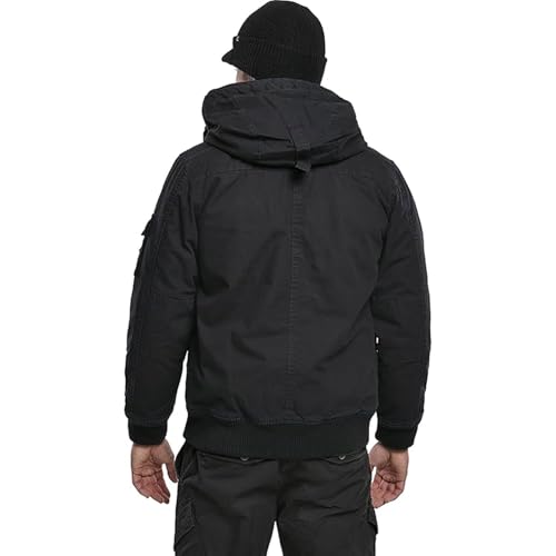 Men Hooded Short Jacket-Warm Lightweight Breathable Military Style Everyday Outdoor Field3