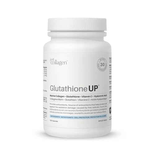 Just Collagen Glutathione UP 120 Capsules Forme Active Réduite