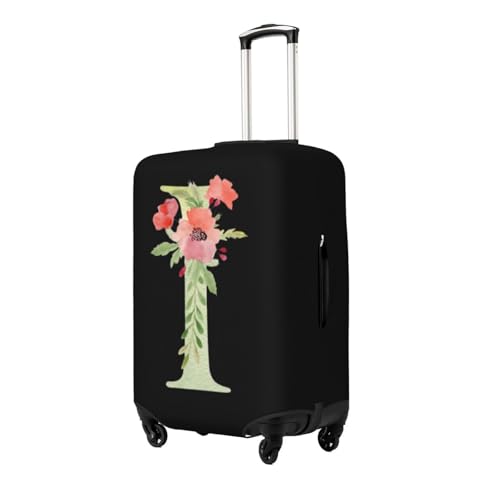 Letter I Luggage Cover Fits 18-32 Inch Suitcase, Washable Elastic Suitcase Cover Protector with Concealed Zipper for Wheeled Suitcase Travel Accessories LC8622