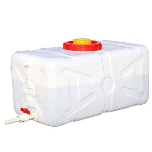 Réservoir d'eau rectangulaire 25L avec capuchon étanche et poignée ergonomique
