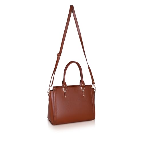 Image of DORPER MONEY HILL Durable Leather Satchel Bag for Women Genuine Handbag