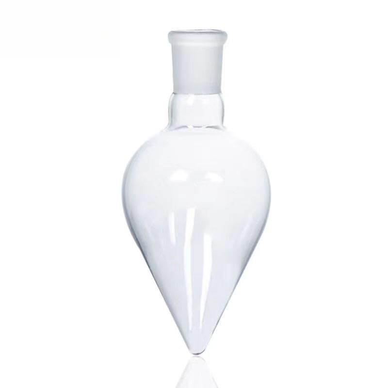 500ml Pear Shape Boiling Flask - Borosilicate Glass Single Neck Socket Labware for Experiments(500ml Joint 24-29)