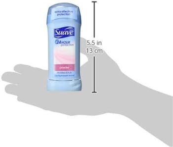 Suave Anti-Perspirant & Deodorant, Invisible Solid, Powder, 2.6 Ounce (Pack of 6)