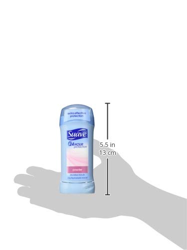Suave Anti-Perspirant & Deodorant, Invisible Solid, Powder, 2.6 Ounce (Pack Of 6) #TOP1