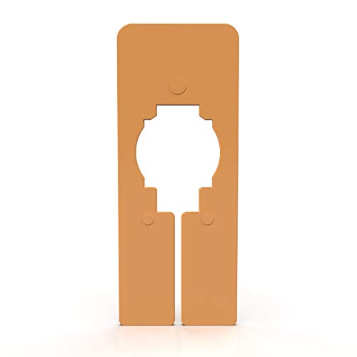 Discount Sizing Blank Rectangle Size Dividers - (Pale Orange, 10)