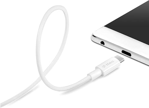 ttec USB-C to USB-C 120cm 60W PD/QC Fast Charging/Data Cable White