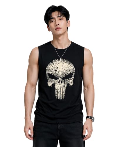 Image of JUGULAR Tank Tops Sleeveless T-Shirt for Men Gym Wear Vest Solid Stylish Round Neck Running for Sports Workout Fitness & Casual or Beach Wear