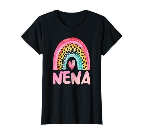 Nena Rainbow Mother's Day Love Cute Funny T-Shirt