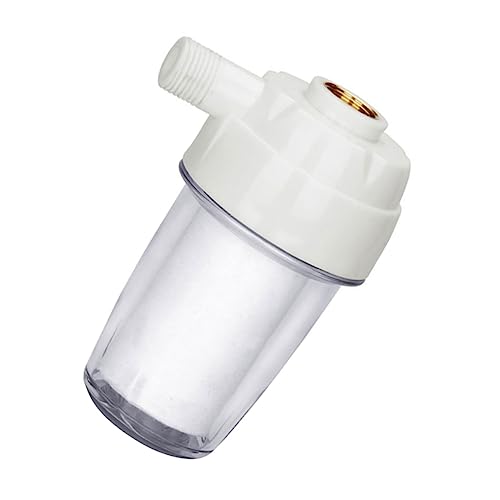 NUOBESTY Agua de Cocina y Ducha Prefiltro de Sedimentos Transparente Compatible con Calentadores de Agua y Lavadoras Protección de Electrodomésticos