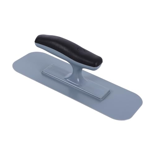 Hemobllo Cazzuola per Finitura Piatta in Plastica Bordo Arrotondato, Strumento Versatile per Intonacatura e Rifinitura Edile, Impugnatura Ergonomica per Lavori di Lisciatura e Stesura