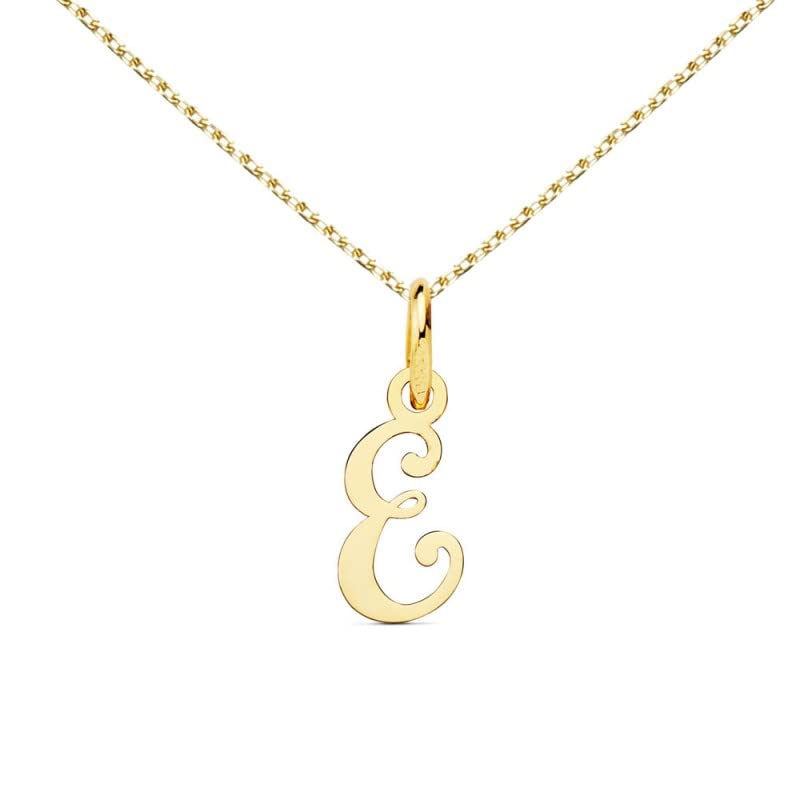 Collier Lettre E Or 750/1000 le cadeau personnalisé et inoubliable
