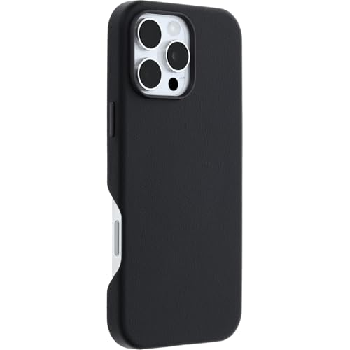 Image of OtterBox iPhone 16 Pro Max Symmetry Series Cactus Leather for MagSafe - Noir Ash Black