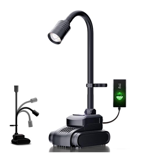 Favorlite LED Work Light, 5000mAh Magnetic Gooseneck Light Rechargeable, 2000 Lumen 360°Flexible Mechanic Lamp with Hook, Job Site Lights for Men, Work Bench, Auto-Repairing, Emergency, Power Outage