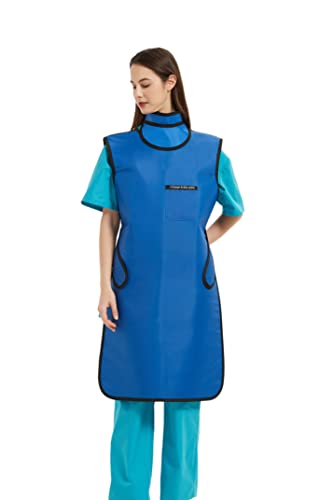 SHINRAY 0.5mmpb Lead Apron for Xray with Thyroid Shield Collar, Dental Radiation Shield Vest