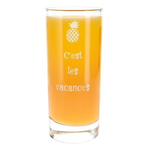 Ocadeau Verre à Cocktail personnalisé avec Gravure – Verre Long Drink Highball 30 cl Transparent