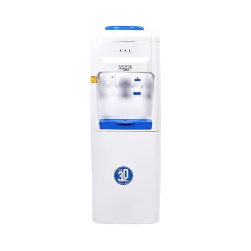 Image of ATLANTIS Blue Normal & Cold Floor Standing Water Dispenser | 2 Faucets | 3L per Hour Cooling Capacity