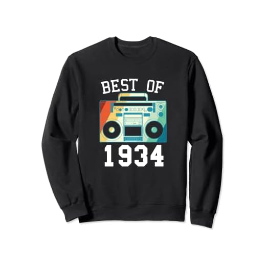 Best Of 1934 - Divertido año de nacimiento, diseño vintage de cumpleaños 1934 Sudadera