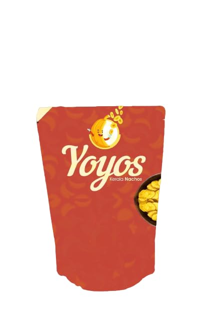 Yoyos Kerala Nachos Chips Healthy | Tasty Natural Snack | Delicious | No Artificial Flavours | 200 GM | Pack of 3