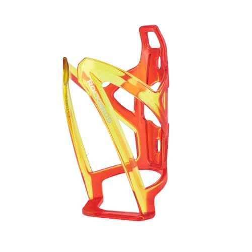 ROCKBROS(ロックブロス)ボトルケージ 自転車 ドリンクホルダー 軽量 ボトルホルダー おしゃれ PC素材 ロードバイク MTB クロスバイクなど適応 グラデーション 一体成型 レッドイエロー