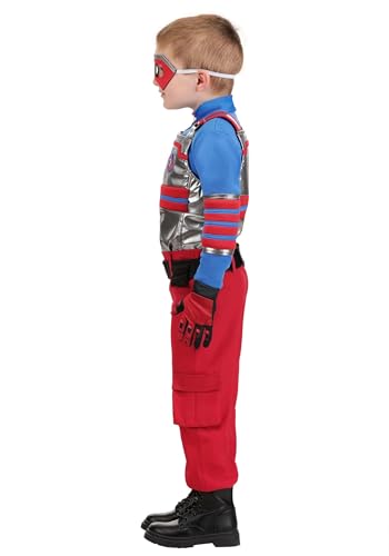 Disfraz infantil Henry Danger con camisa, pantalón, cinturón, guantes y máscara miniatura 4