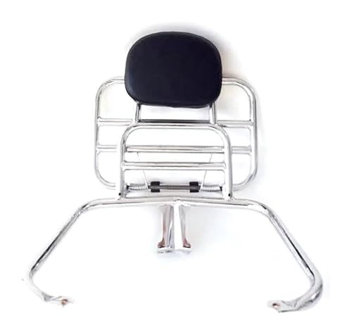 Porte-bagages arrière noir et chromé pour Vespa GTS 300 250 125