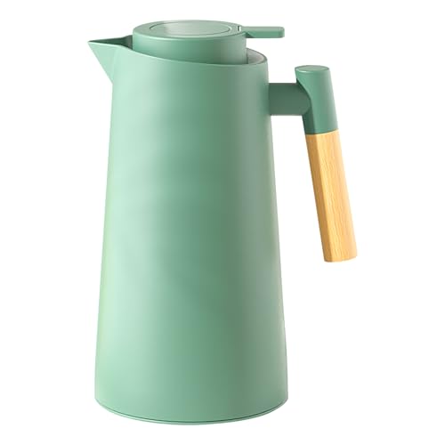 Insulated Carafe - Glass Lined Hot 1000ml, Maintains Temperature for Tea Coffee and Drinks, Carafe for...