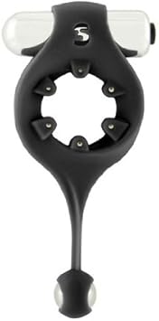 ANILLO VIBRADOR CON ESTIMULADOR ANAL NEGRO : Amazon.es: Salud ...