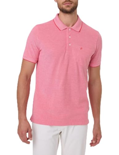 Pierre Cardin KN Polo à manches longues pour homme - Coupe moderne, Tea Berry 2114 4225, M