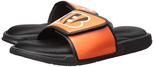 Image of FOCO mens NFL Team Logo Sport Shower Foam Slide Flip Flop Sandals