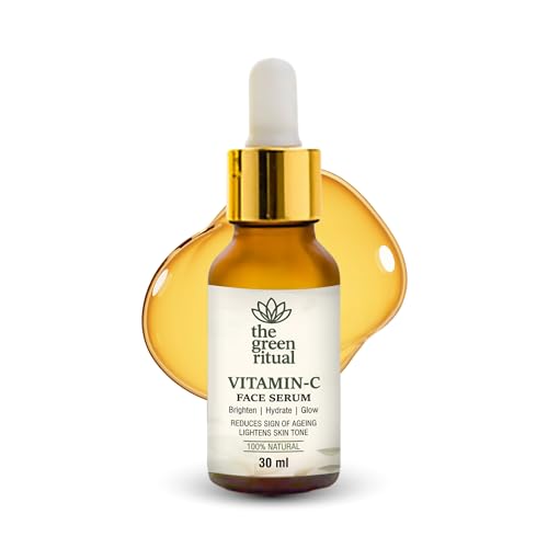 Image of Vitamin C Face Serum with Ascorbic Acid, Lemon & Amla | Brightening Serum for Dark Spots, Pigmentation & Uneven Skin Tone | 30 ml